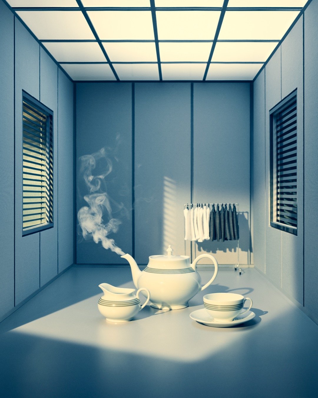 Thom Browne's Holiday campaign takes us on a festive elevator ride