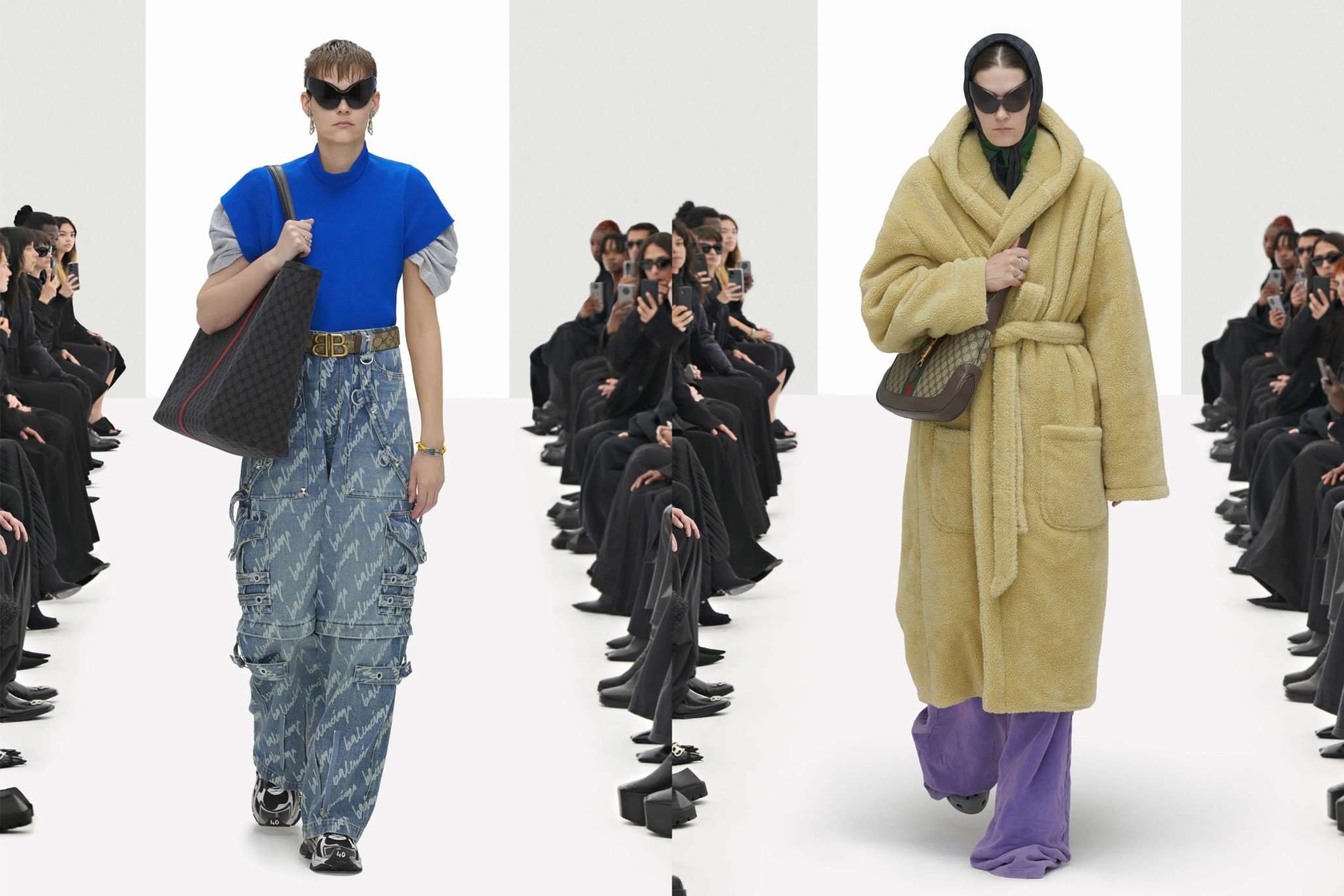 CLONES, DEEP FAKES AND GUCCI COUNTERFEITS: WHAT IS REAL IN BALENCIAGA’S SPRING 2022 SHOW?