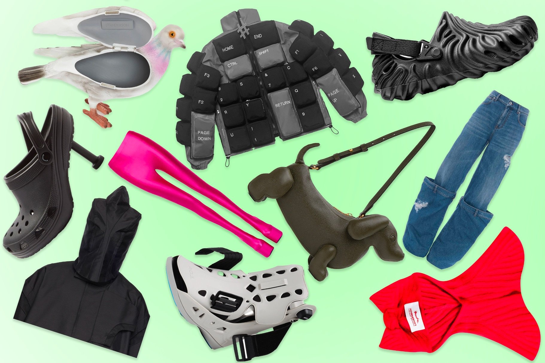 Your shopping guide to the weirdest s*** in fashion rn we know you’ll love