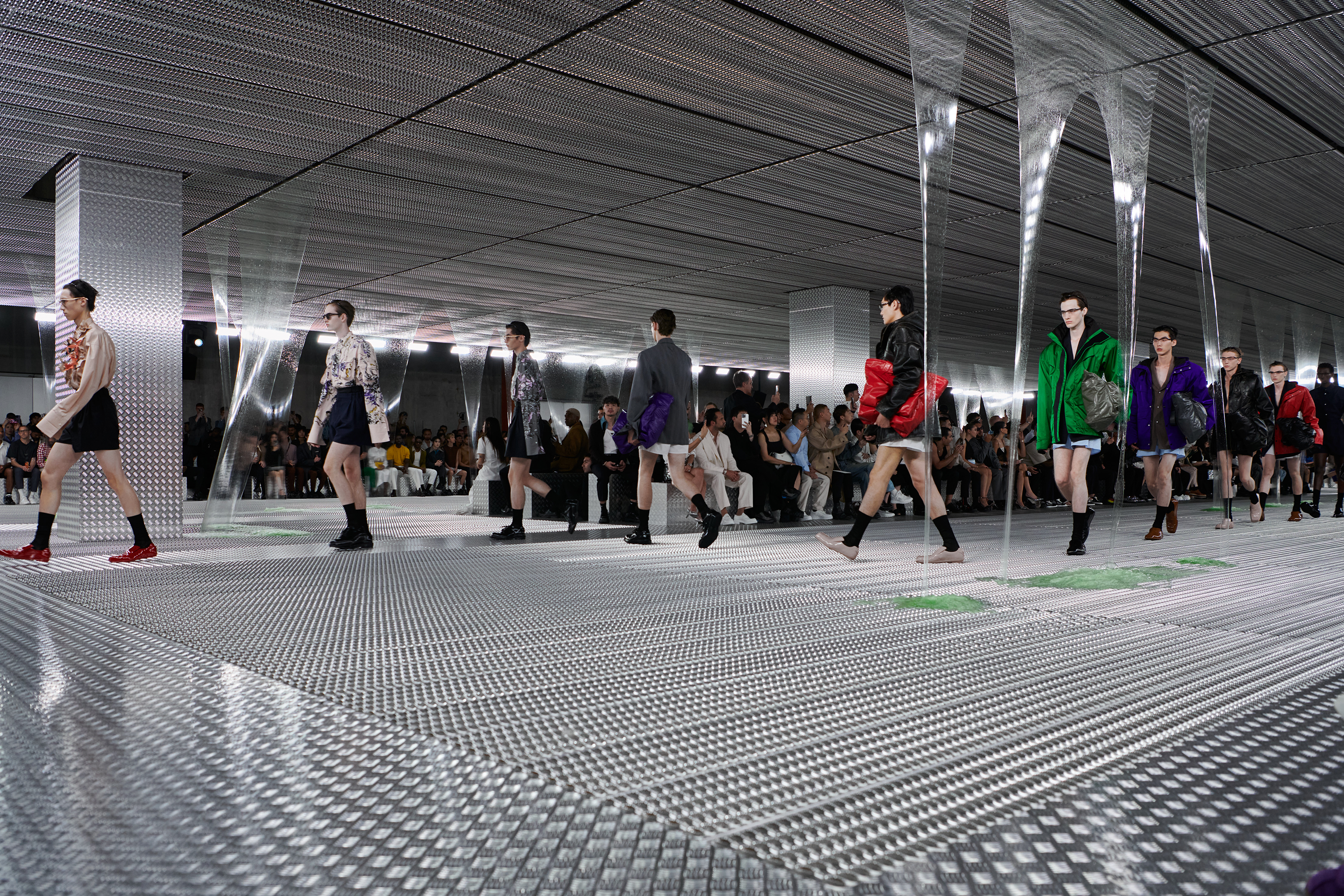 PRADA MEN’S SS24 SAID: GREEN SLIME, BUT MAKE IT FASHION