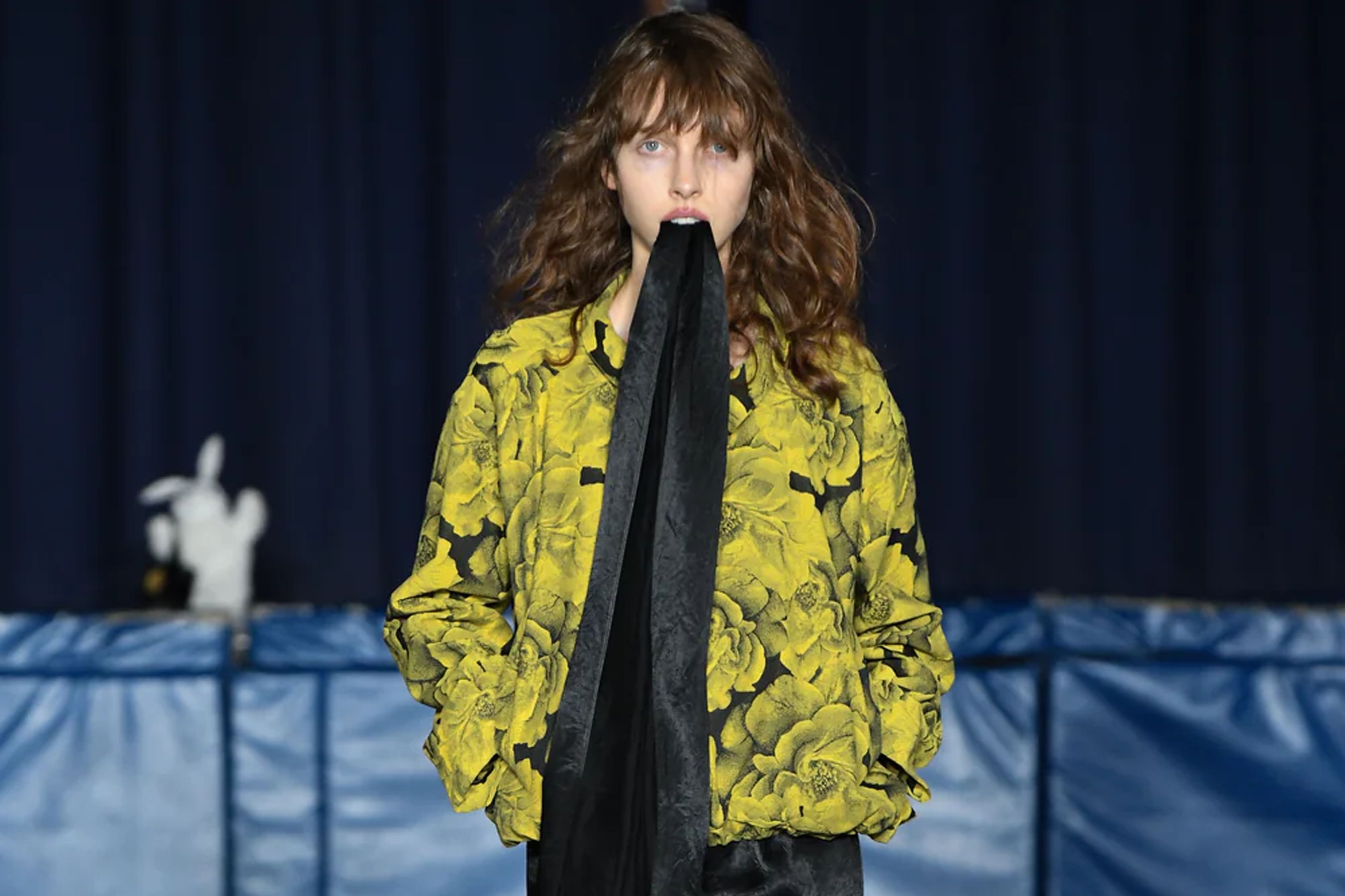 Gyrating plush toys and party-proof womenswear: PUPPETS AND PUPPETS SS24