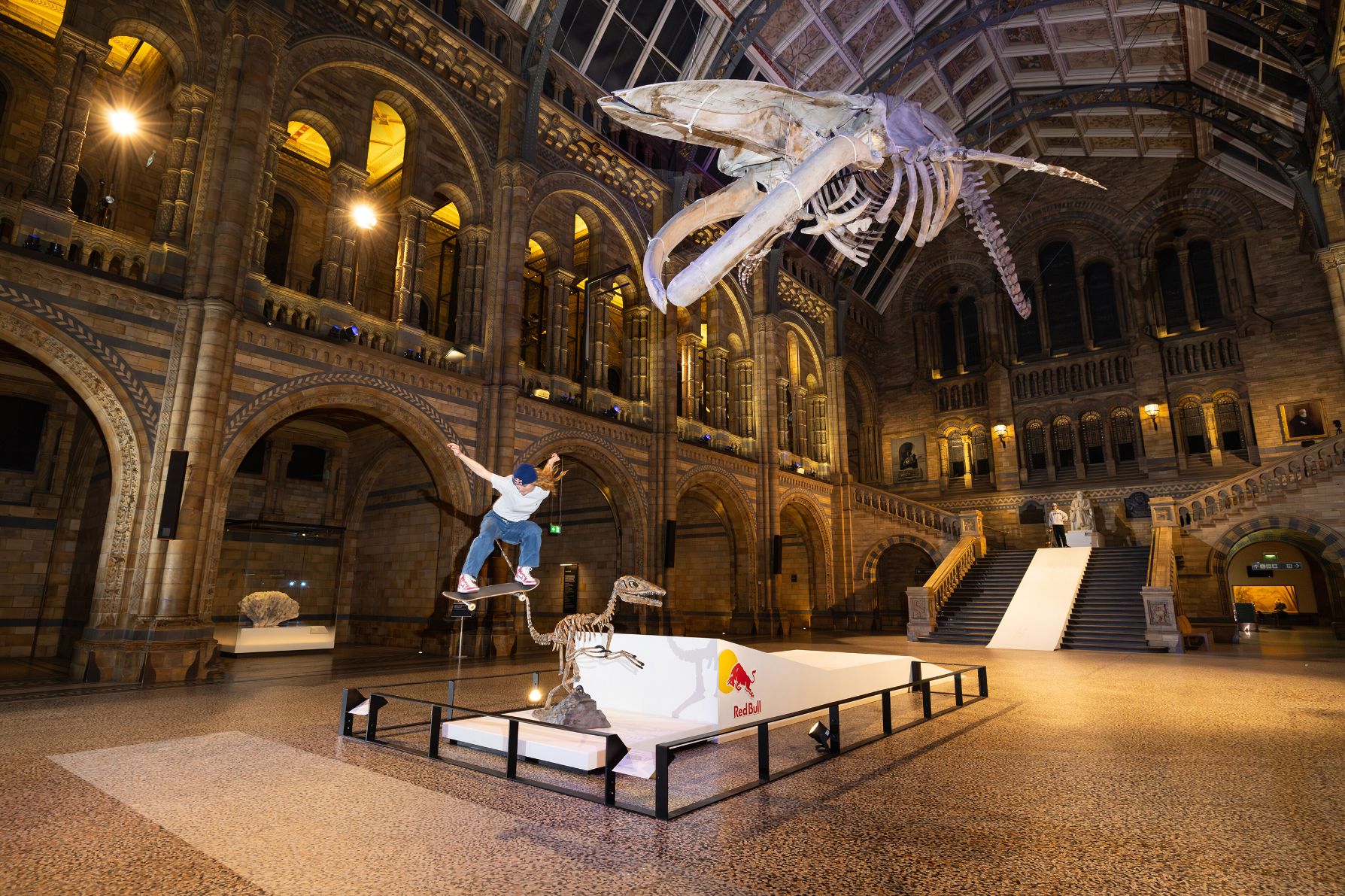 LORE BRUGGEMAN ON SKATING IN THE NATURAL HISTORY MUSEUM WITH RED BULL