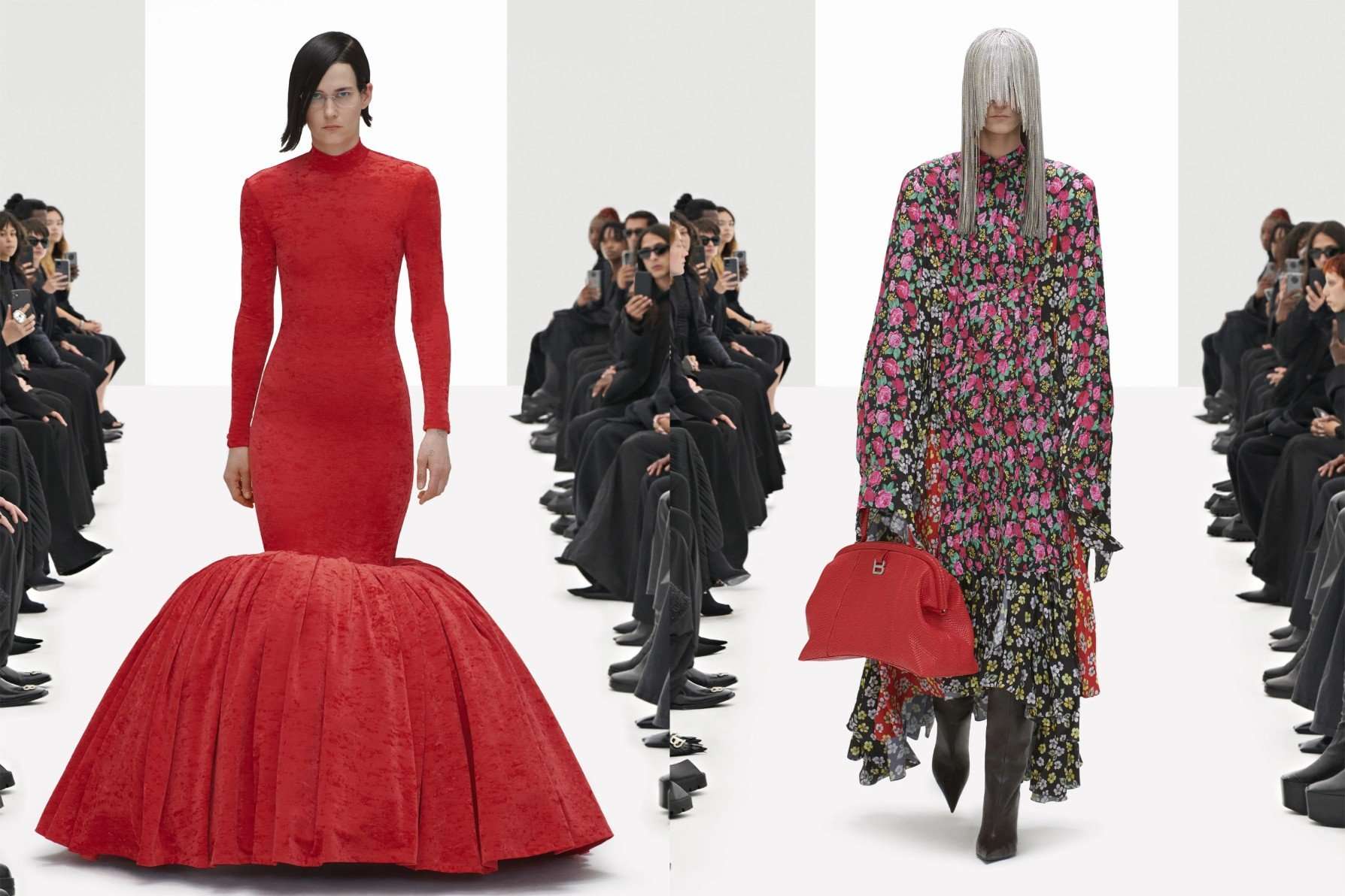 CLONES, DEEP FAKES AND GUCCI COUNTERFEITS: WHAT IS REAL IN BALENCIAGA’S SPRING 2022 SHOW?
