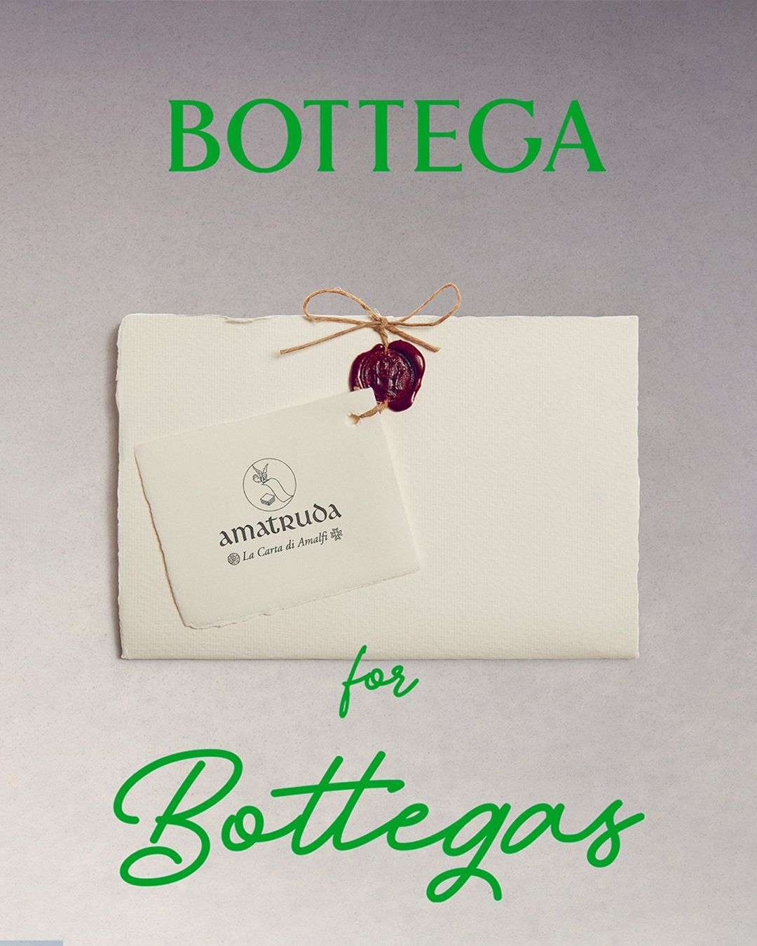 'BOTTEGA FOR BOTTEGAS' ASSEMBLES AN ALL-STAR ITALIAN LINE-UP