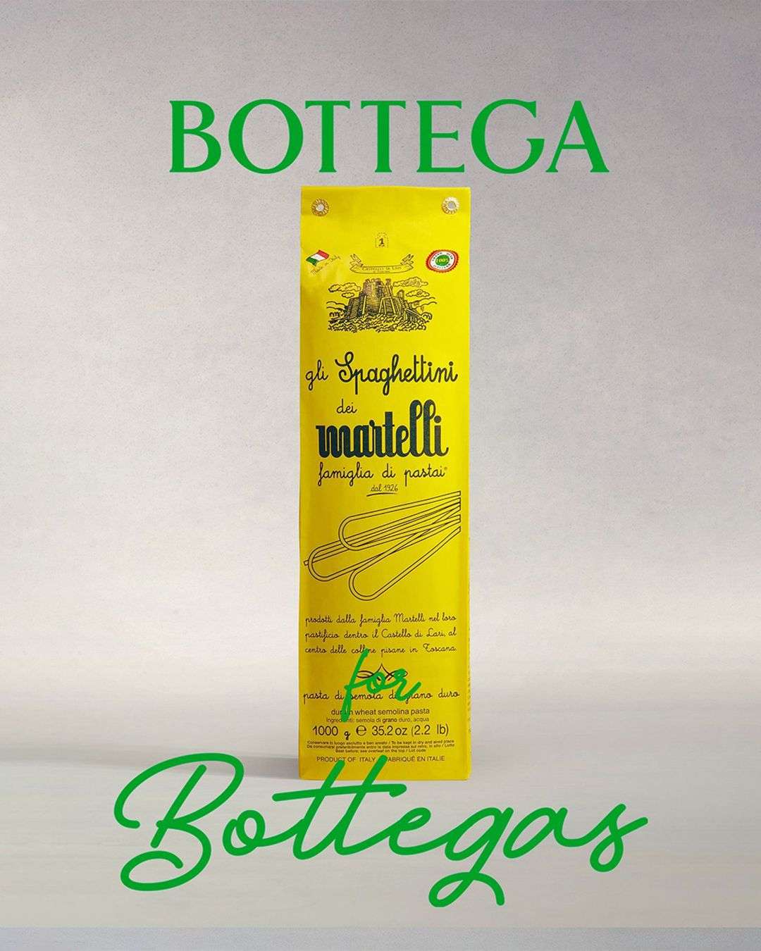 'BOTTEGA FOR BOTTEGAS' ASSEMBLES AN ALL-STAR ITALIAN LINE-UP