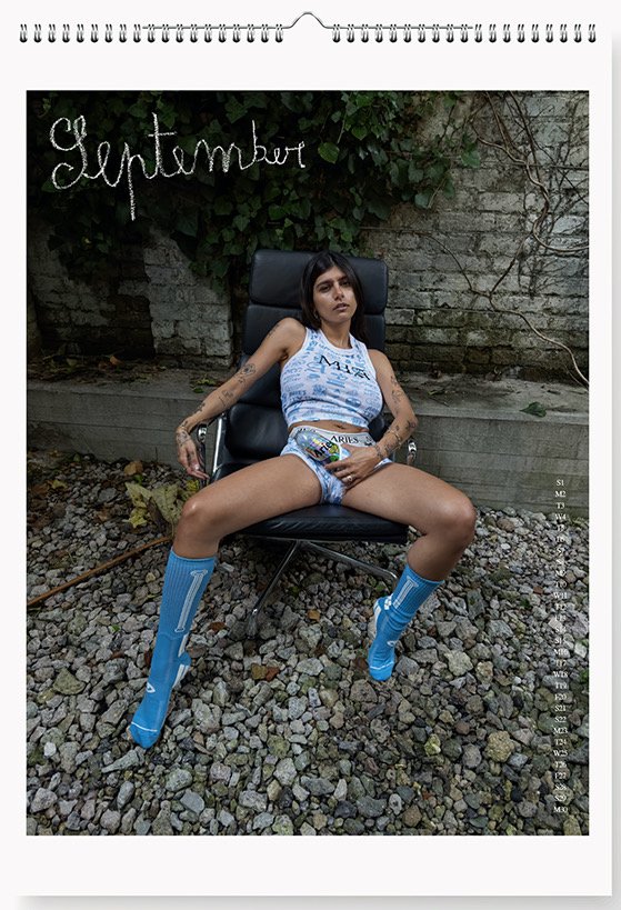 Aries x Mia Khalifa x Juergen Teller, what more could you ask for?