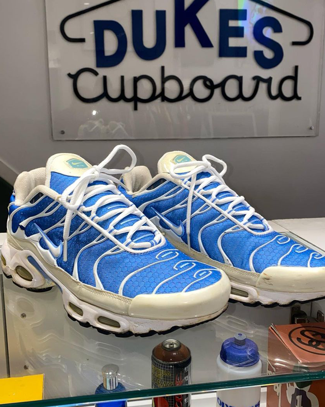 INSIDE DUKES CUPBOARD