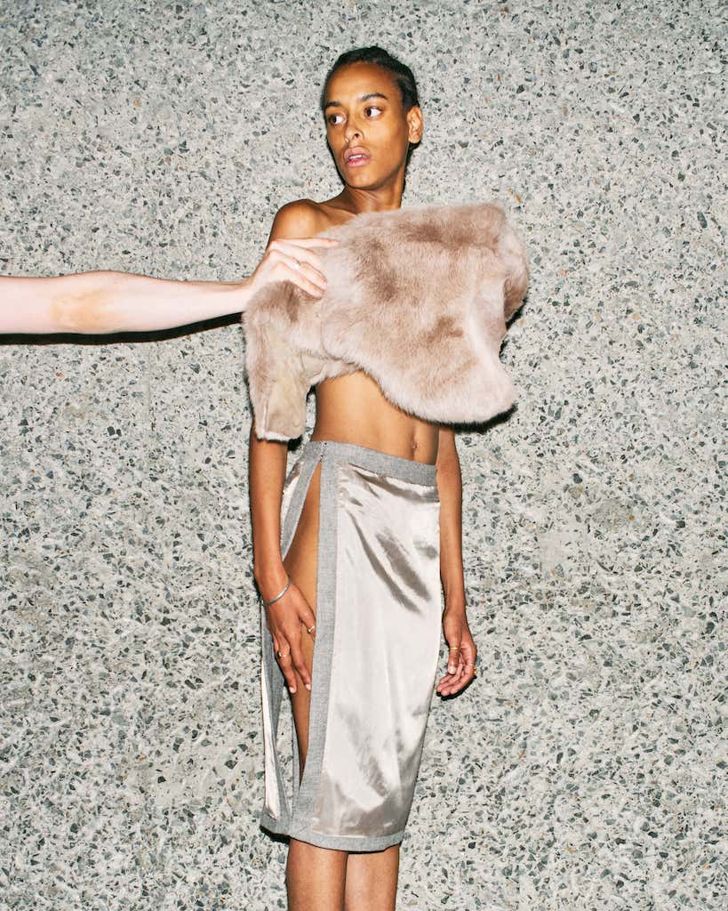 Ennis Finnerty Mackay: an exclusive look at the emerging designer's "impromptu" photoshoot