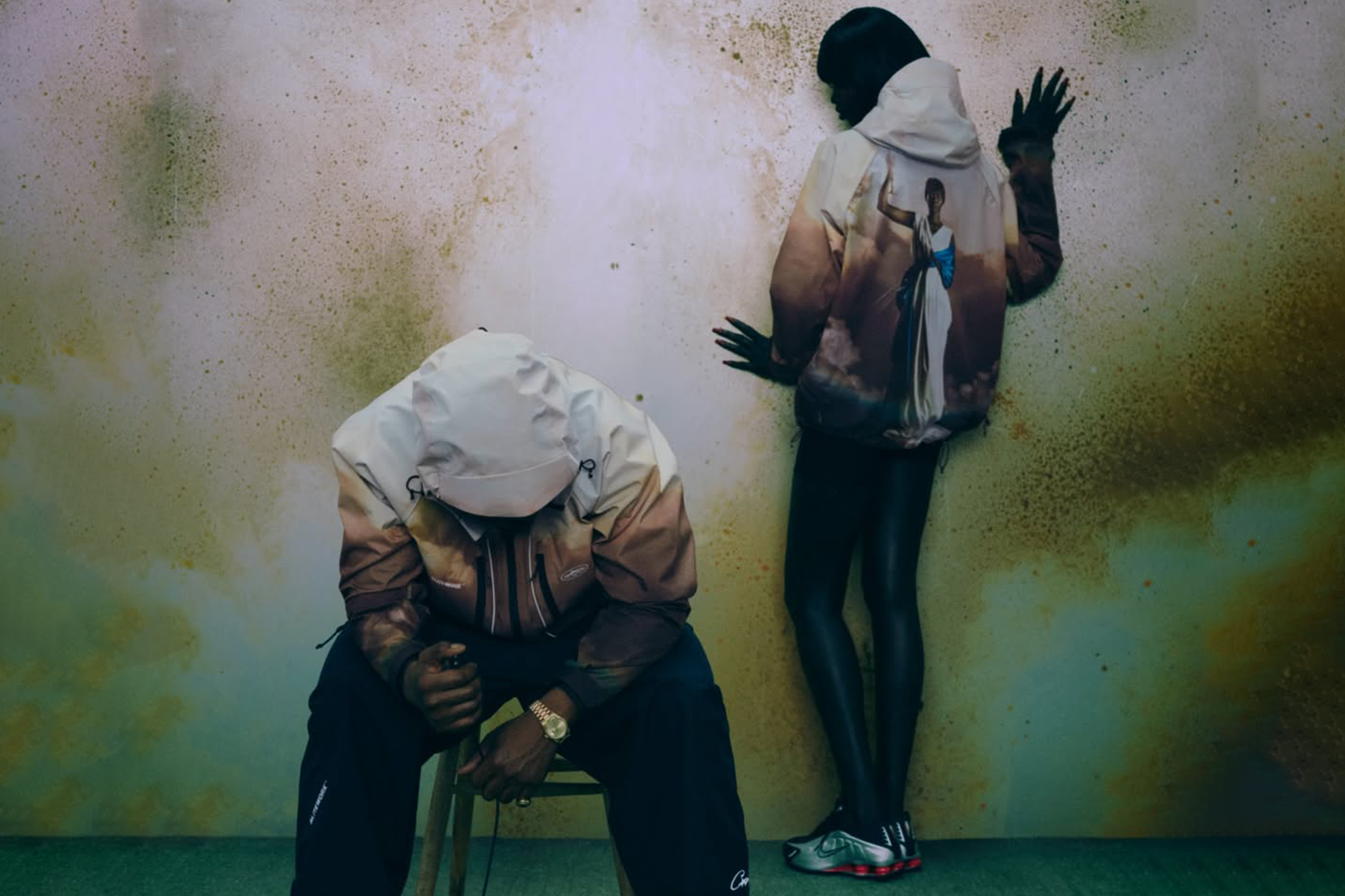 Gabriel Moses photographed himself for his new Corteiz collaboration