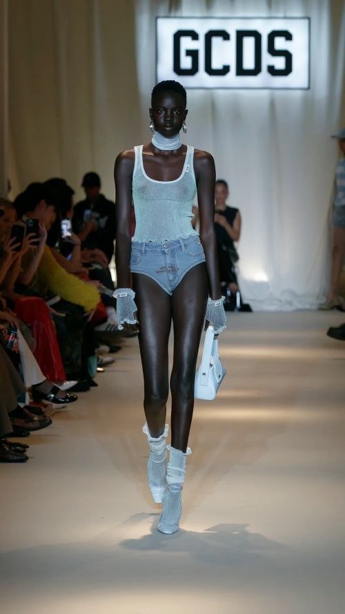 GCDS SS24 by Giuliano Calza was camp AF