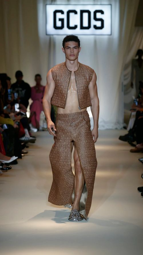 GCDS SS24 by Giuliano Calza was camp AF