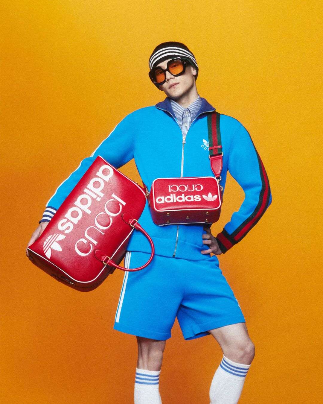 BOLD COLOURS, RETRO SPORTSWEAR: GUCCIDAS HAS ARRIVED