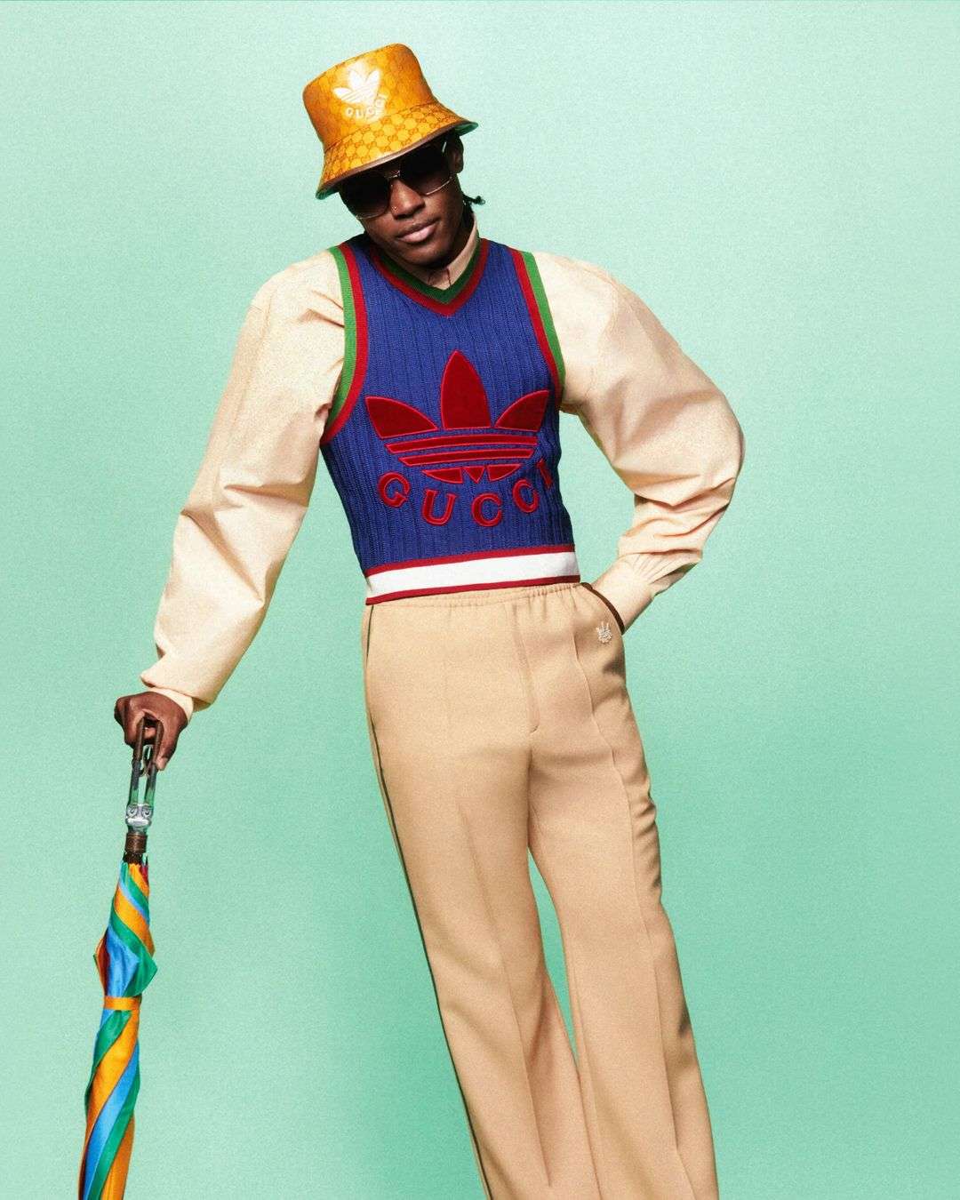BOLD COLOURS, RETRO SPORTSWEAR: GUCCIDAS HAS ARRIVED