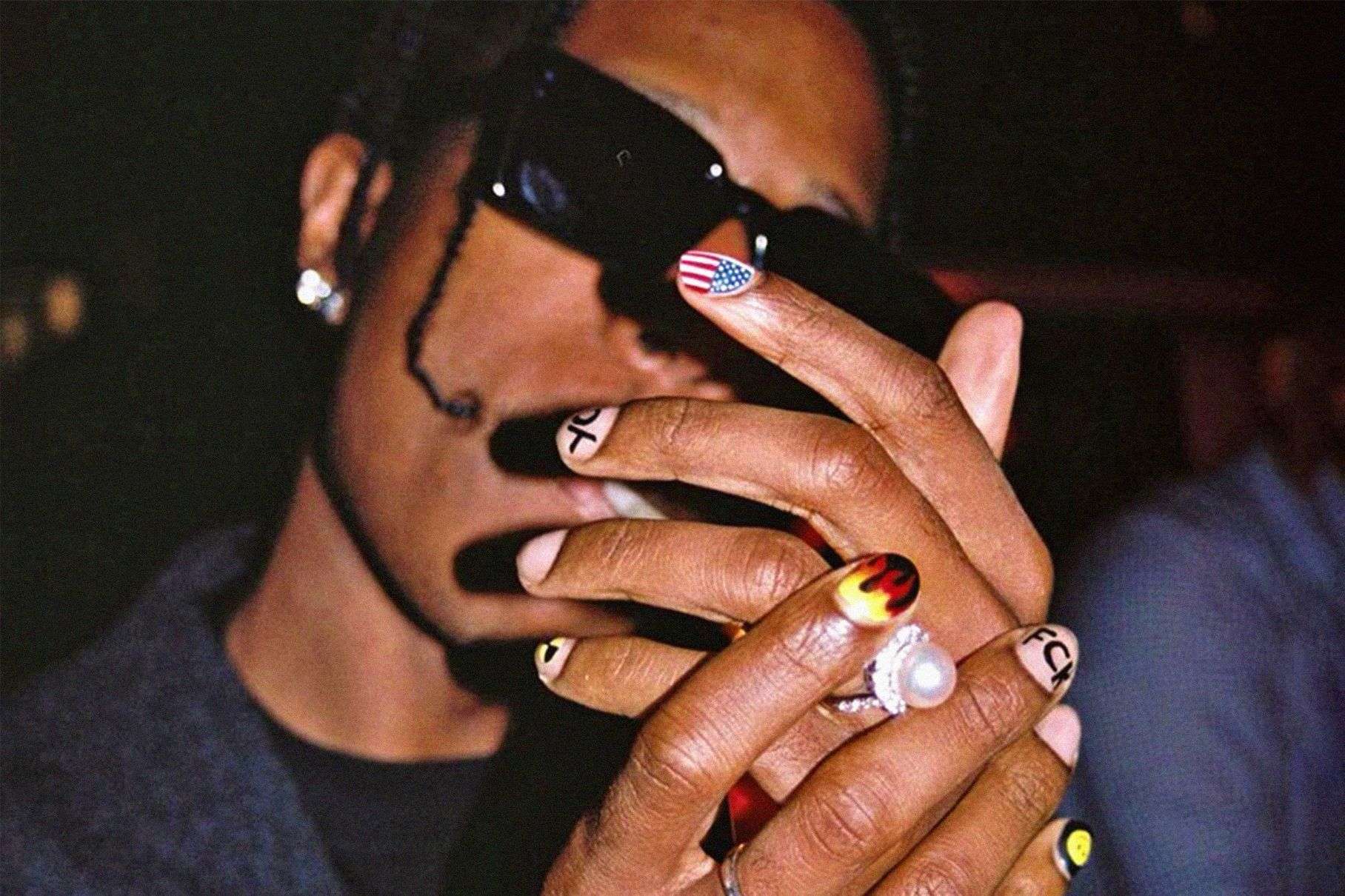 asap rocky nails