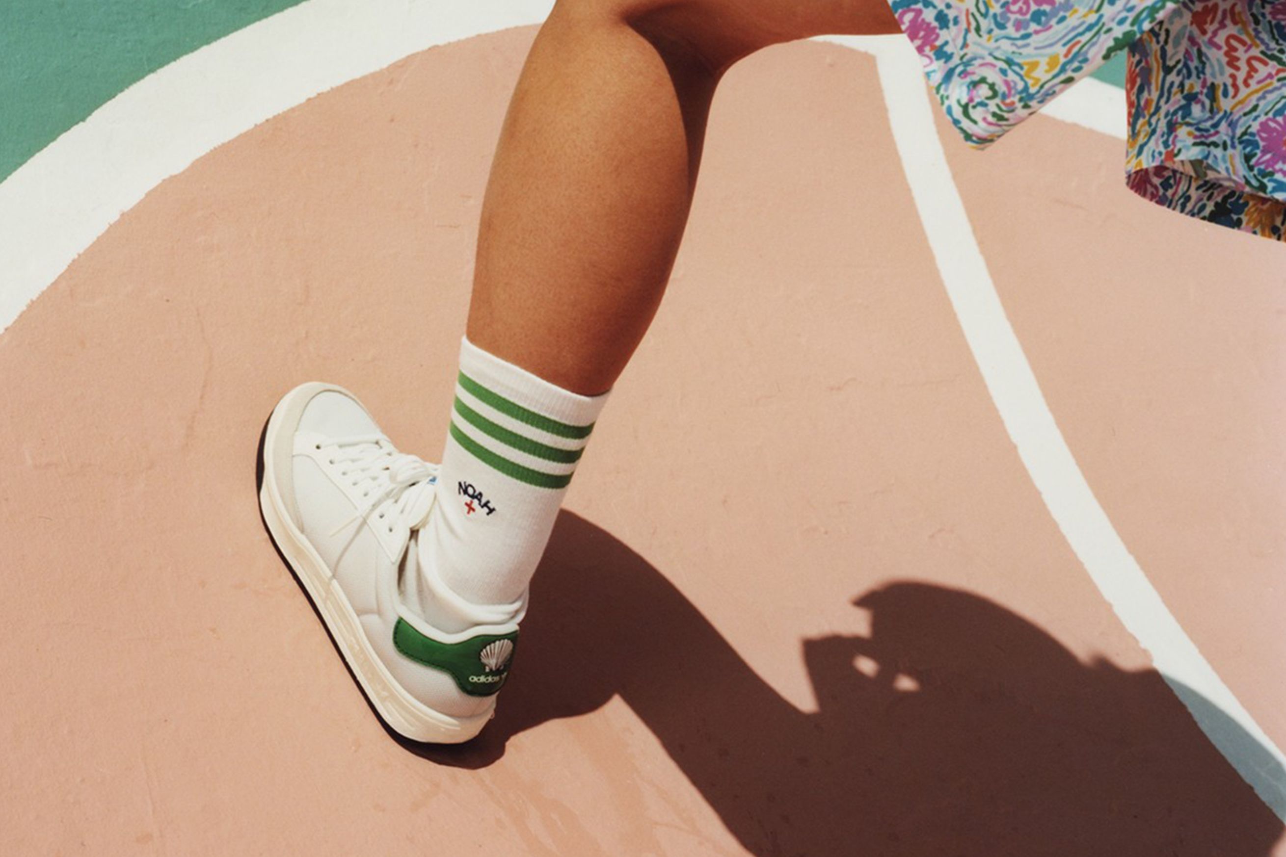 NOAH & ADIDAS' NEW COLLECTION IS A SUSTAINABLE, FLORAL HOME RUN