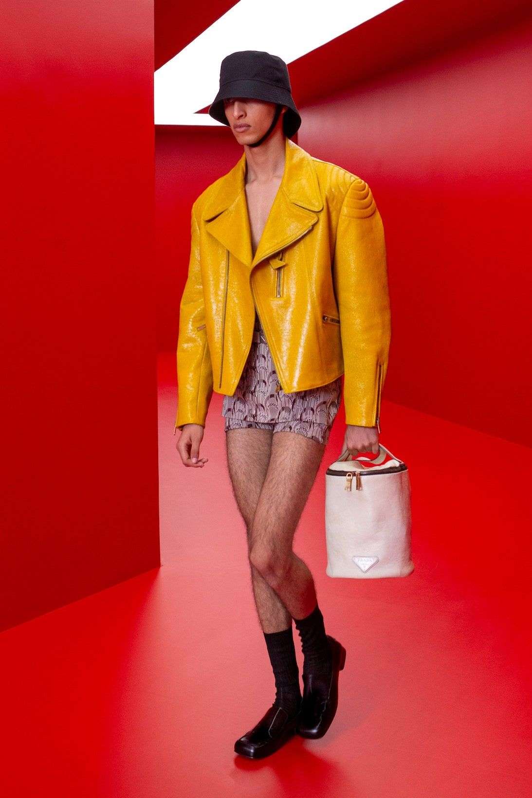 SHORT SHORTS AND BUCKET HATS: PRADA SS22 IS A SUMMER VIBE