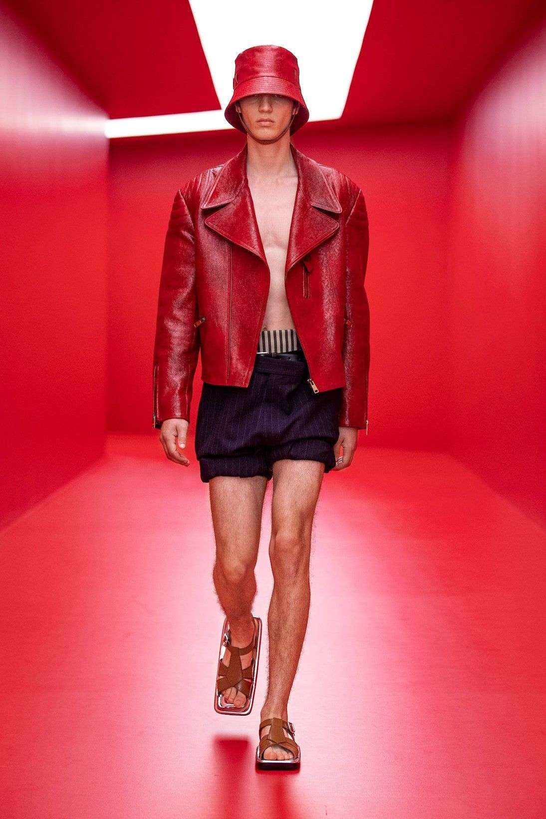 SHORT SHORTS AND BUCKET HATS: PRADA SS22 IS A SUMMER VIBE