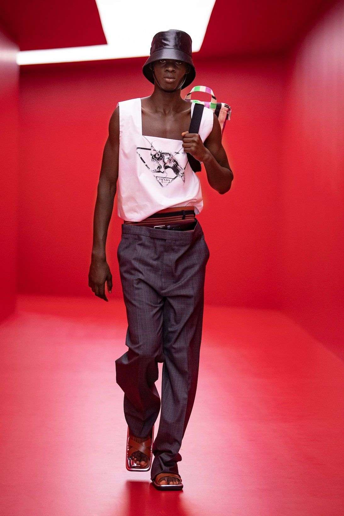 SHORT SHORTS AND BUCKET HATS: PRADA SS22 IS A SUMMER VIBE
