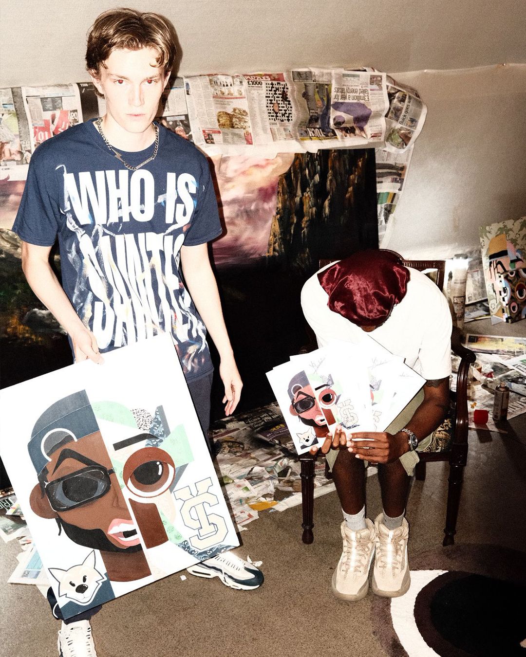 RICO BREAKS DOWN INTUITIVE ART, ORGANIC RELATIONSHIPS & ASKS WHO IS SAINTE