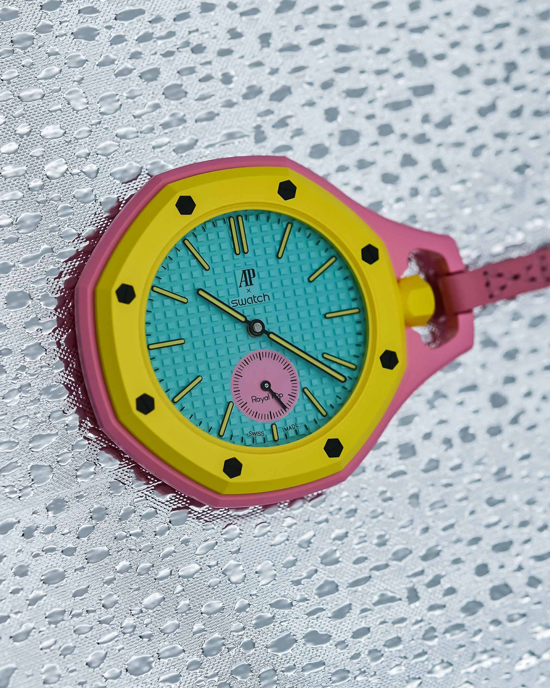 Take a first official look at the Swatch x Audemars Piguet collaboration