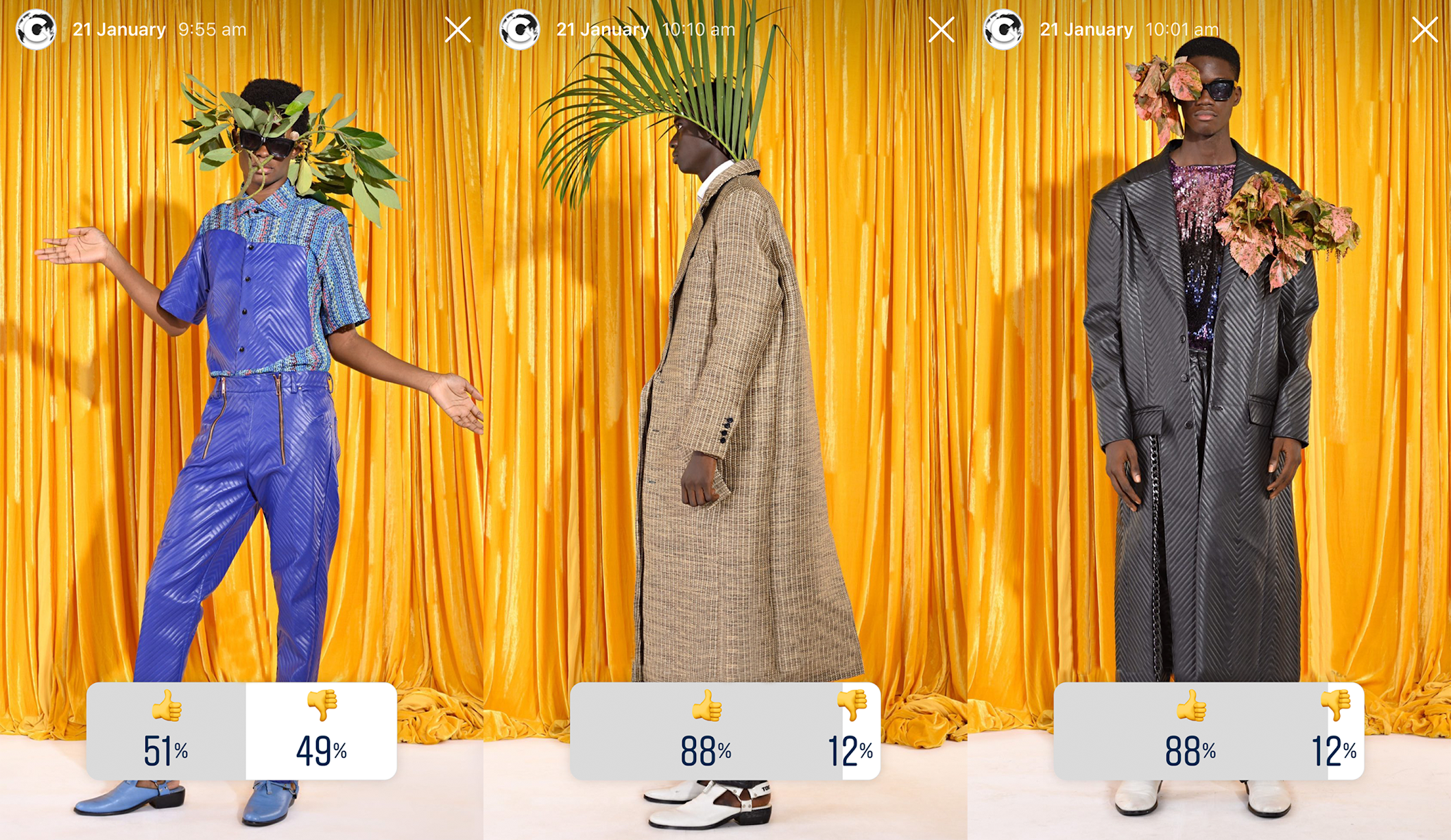 THE BEST LOOKS OF MEN’S FW21 ACCORDING TO YOU
