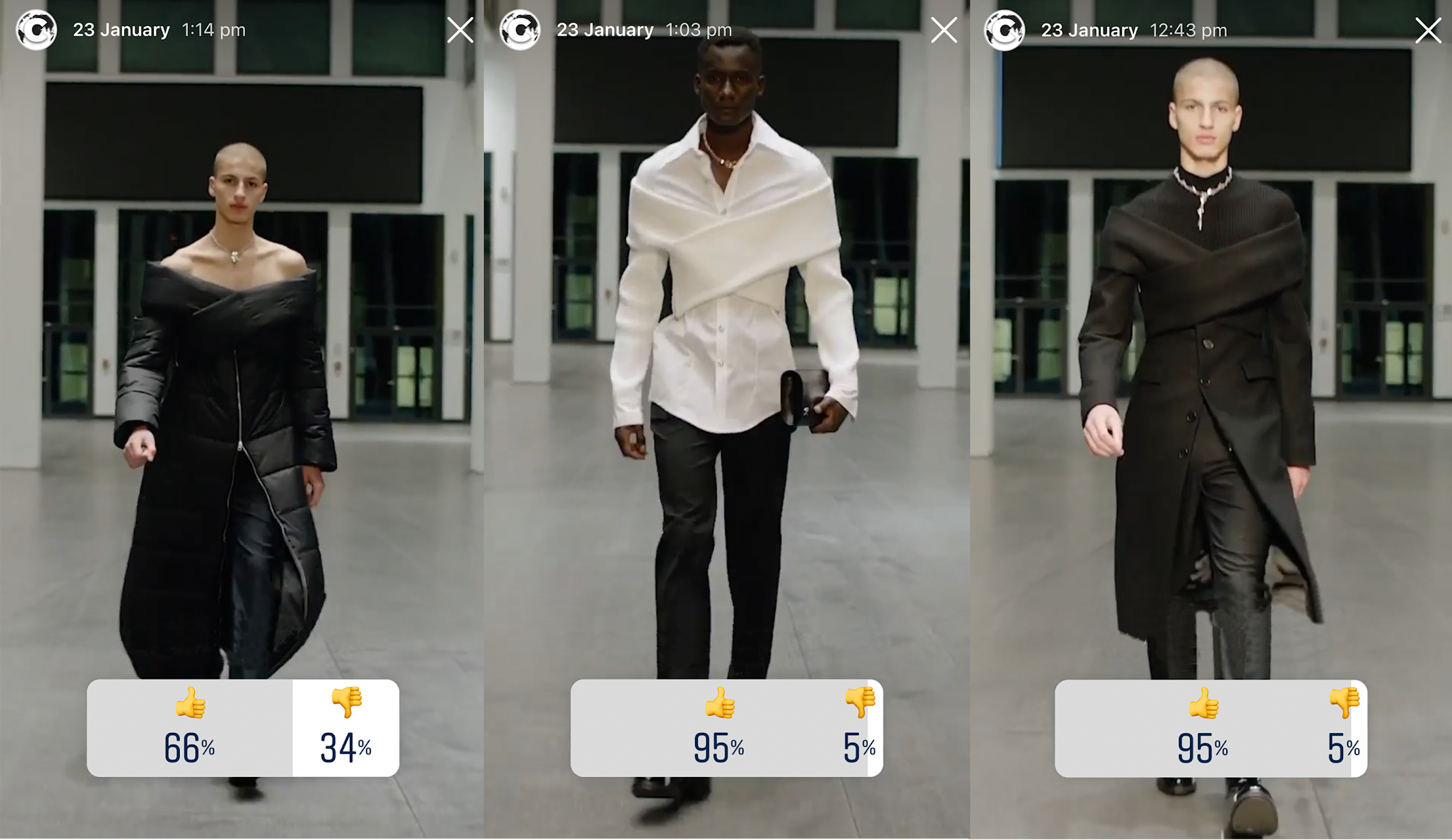 THE BEST LOOKS OF MEN’S FW21 ACCORDING TO YOU