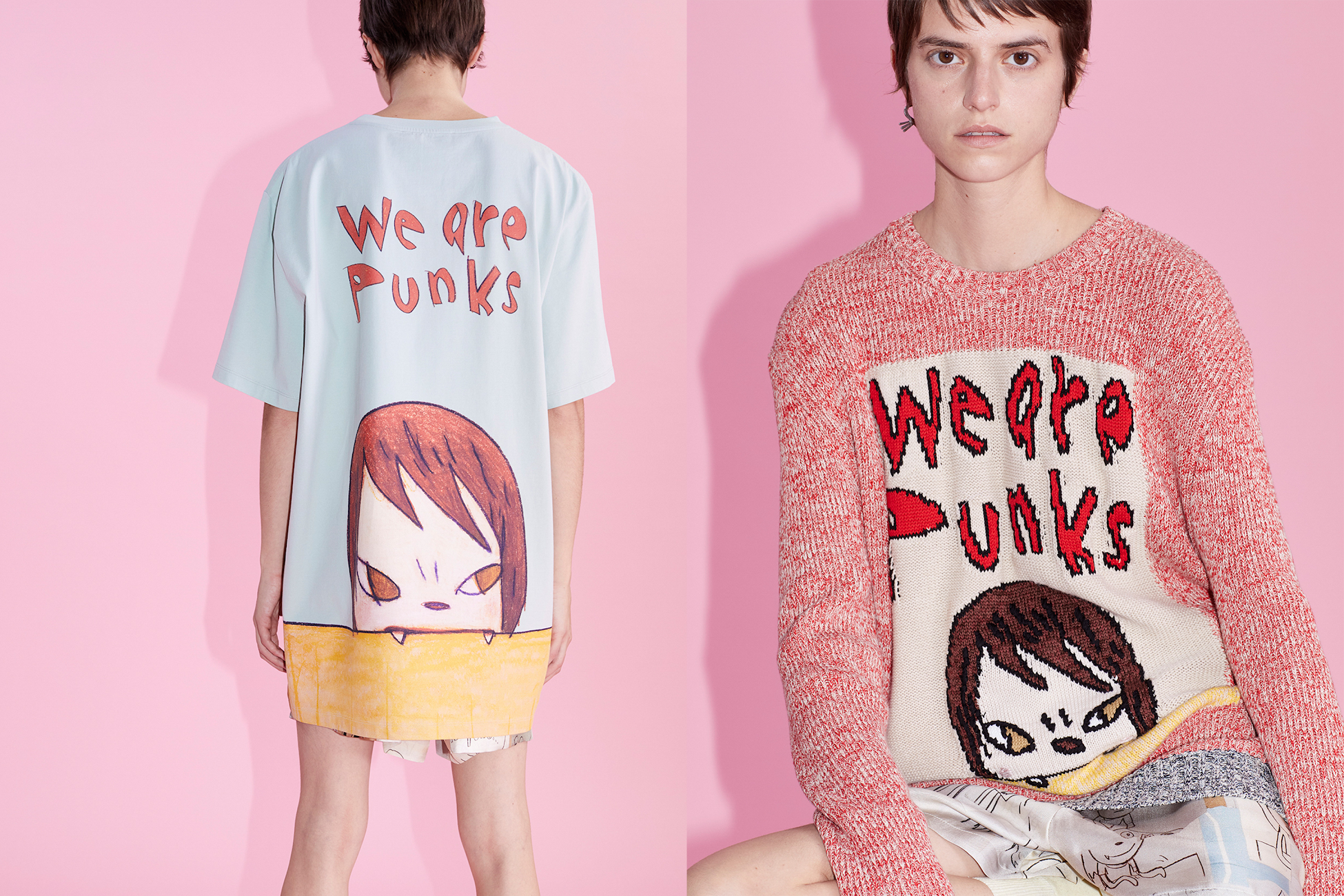 STELLA MCCARTNEY X YOSHITOMO NARA: A YOUTHFUL PUNK-INSPIRED COLLABORATION