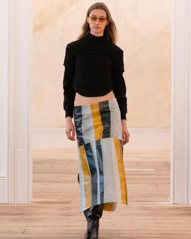 A 'sanity-first' Eckhaus Latta sends a bong down the runway