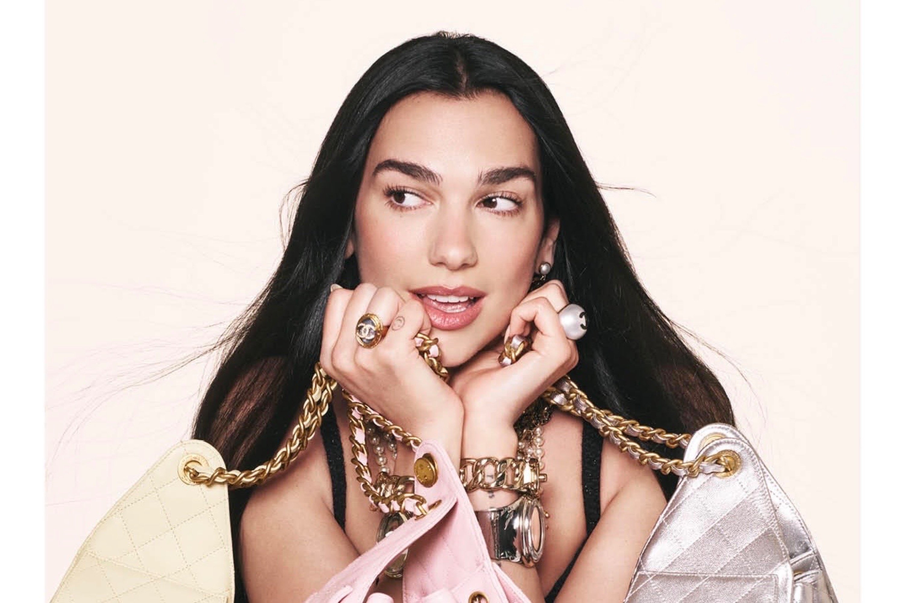 Dua Lipa hits the city as the face of the new CHANEL 25 campaign