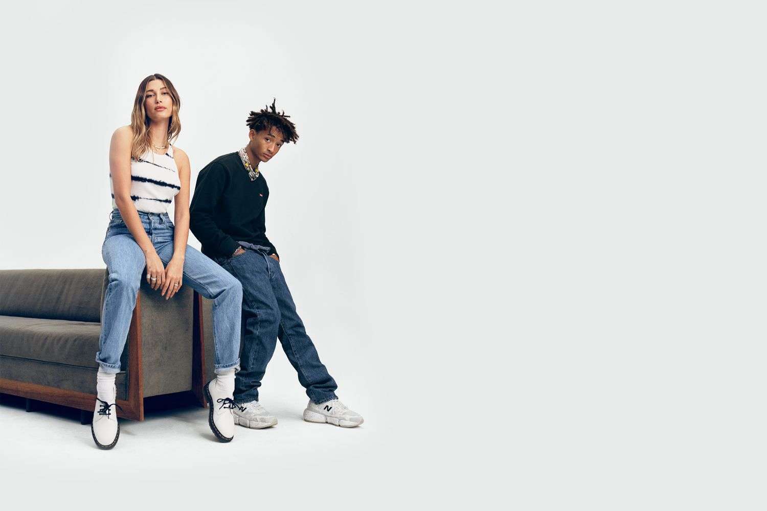 Levis Jaden smith emma chamberlain hailey bieber